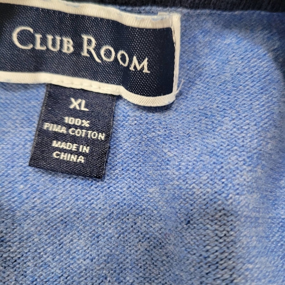 Club Room Pima Cotton Argyle Sweater Size XL - Picture 5 of 5
